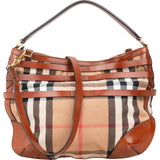 Burberry Nova-Check Monogram Belt Knight Handbag
