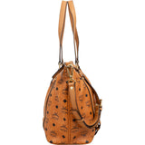 MCM Monogram Visetos Coated  Tote Shoulder Bag