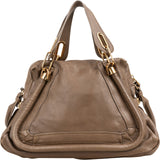 Chloé Grained Leather Paraty Shoulder Handbag