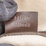 Gucci Monogram GG Canvas Web Boston Handbag
