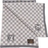 Louis Vuitton Wool Monogram Damier Schal Scarf