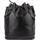 Louis Vuitton Noir Epi Leather Sac Noé Grande Shoulder Bag