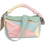 Loewe Multicolor Leather Puzzle Crossbody Handbag - vintageandkickz