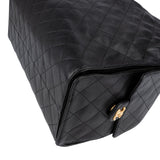 Chanel 25 Quilted Caviar Leather CC Drawstring Shoulder Bag