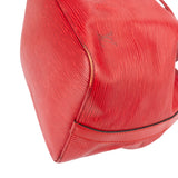 Louis Vuitton Red Epi Leather Sac Noé Petit Shoulder Bag