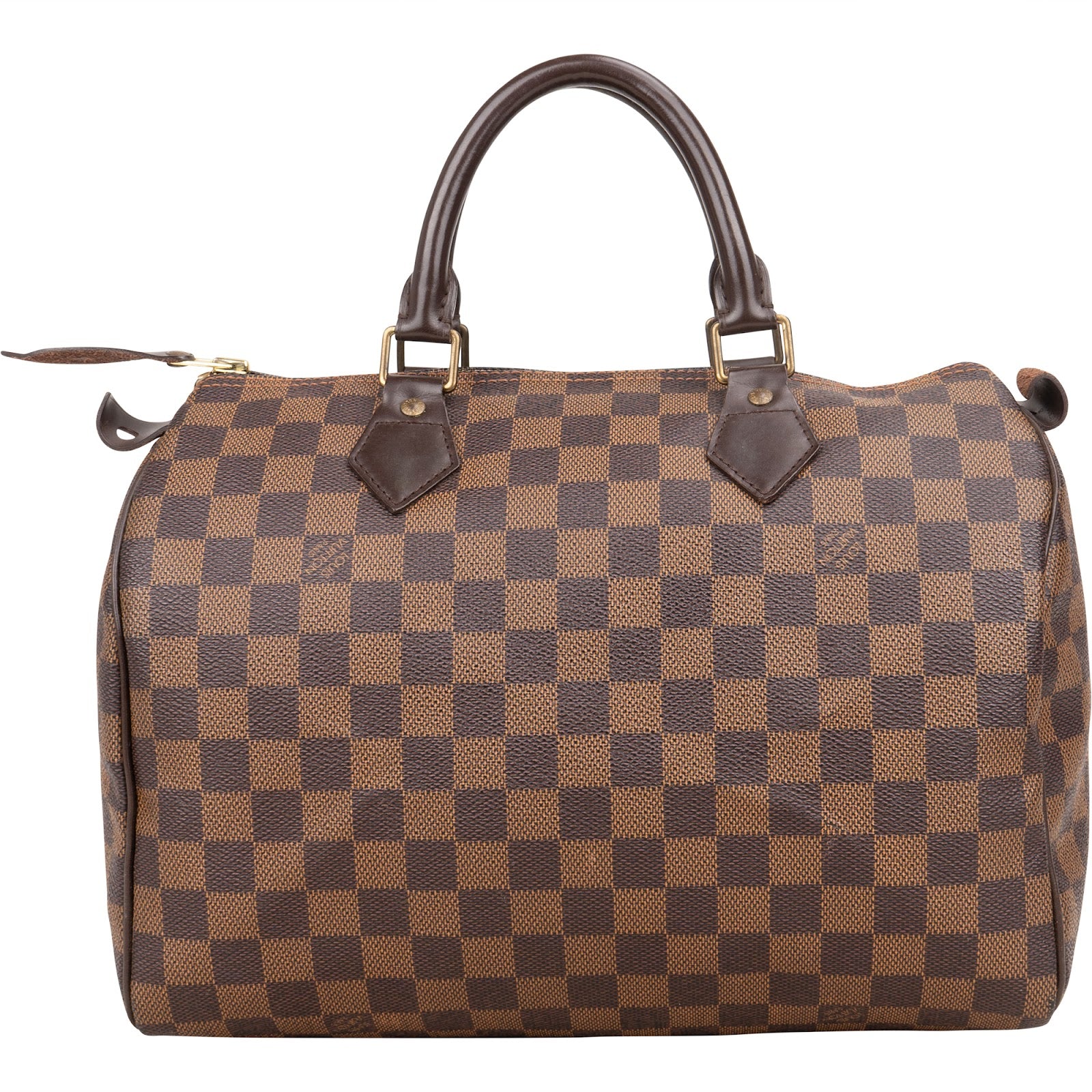 Louis Vuitton Monogram Damier Ebene Speedy 30 Handbag xx riecht - vintageandkickz