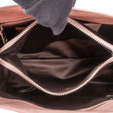 Miu Miu Vitello Lux Shine Leather Tote Satchel Handbag