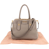 Miu Miu Vitello Daino Leather Bauletto Handbag