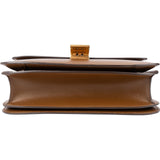Celine Brown Calfskin Classic Box Medium Crossbody Bag