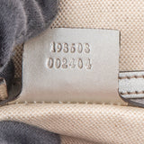 Gucci Monogram GG Silver Imprimé Boston Handbag