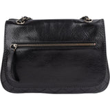 Chanel Quilted Leather Half Moon Single Flap Crossbody Bag