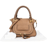 Chloé Grained Calfskin Marcie Saddle Shoulder Bag