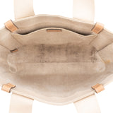 Chloé Canvas Woody Medium Tote Shoulder Bag