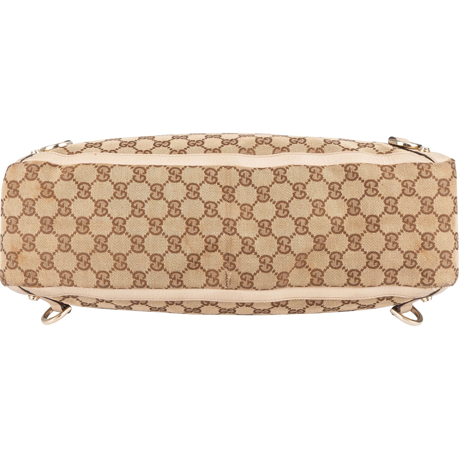 Gucci Monogram GG Canvas Abbey Handbag - vintageandkickz