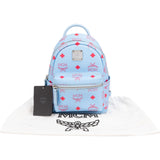 MCM Monogram Visetos Bicolor Stark Bebe Boo Mini Backpack