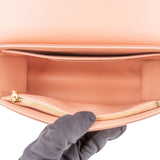 Louis Vuitton Rose Epi Leather Twist Flower Chain Crossbody Bag