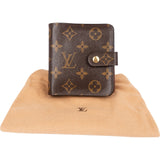 Louis Vuitton Monogram Canvas Compact Zip Wallet