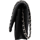 Chanel Quilted Caviar Leather Wallet on Chain Crossbody Bag