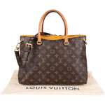 Louis Vuitton Monogram Canvas Pallas MM Handbag - vintageandkickz