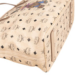 MCM Monogram Visetos Zoo Rabbit Liz Shopper Shoulder Bag