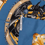 Hermès Chevaux de Trait Silk Carre 90 Scarf Tuch