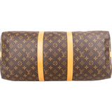 Louis Vuitton Monogram Canvas Keepall 50 Bandoulière Travel Bag