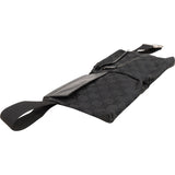 Gucci Black Monogram GG Canvas Belt Crossbody Bag