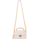 Louis Vuitton Monogram Damier Azur Canvas Crossette Handbag