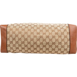 Gucci Monogram GG Canvas Web Detail Sherry Tote Shoulder Bag