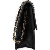 Chanel Quilted Lambskin CC Single Flap Shoulder Bag