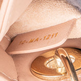 Christian Dior Quilted Lambskin Mini Lady Dior Crossbody Handbag