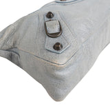 Balenciaga Grey Leather Classic City Handbag