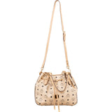 MCM Monogram Visetos Drawstring Handbag - vintageandkickz