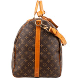 Louis Vuitton Monogram Canvas Keepall 60 Bandoulière Travel Bag