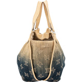 Celine Denim Ombre Monogram Sulky Hobo Shoulder Bag