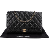 Chanel Quilted Lambskin Medium Single Flap Shoulder Bag