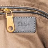 Chloé Black Leather Marcie Saddle Large Hobo Shoulder Bag