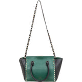 Valentino Garavani Bicolor Leather Rockstud Handbag