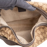 Gucci Monogram GG Canvas Horsebit Hobo Shoulder Bag