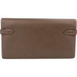 Hermès Epsom Leather Palladium Kelly Wallet