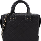 Chanel Quilted Lambskin CC Stitched Vanity Crossbody Handbag