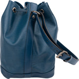 Louis Vuitton Blue Epi Leather NM Sac Noe Petit Shoulder Bag