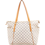Louis Vuitton Monogram Damier Azur Canvas Totally GM Shoulder Bag