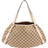 Gucci Monogram GG Canvas Abbey  Hobo Shoulder Bag