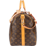 Louis Vuitton Monogram Canvas Keepall 50 Bandoulière Travel Bag