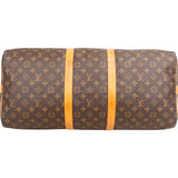 Louis Vuitton Monogram Canvas Keepall 55 Bandoulière Travel Bag