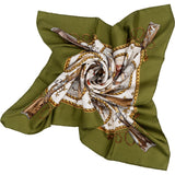 Hermès La Chasse a Tir Silk Carre 90 Scarf Tuch