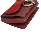 Chloé Suede Calfskin Faye Small Shoulder Crossbody Bag