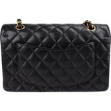 Chanel Quilted Caviar Leather Small Double Flap Shoulder Bag
