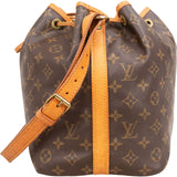 Louis Vuitton Monogram Canvas Sac Noé Petit Shoulder Bag